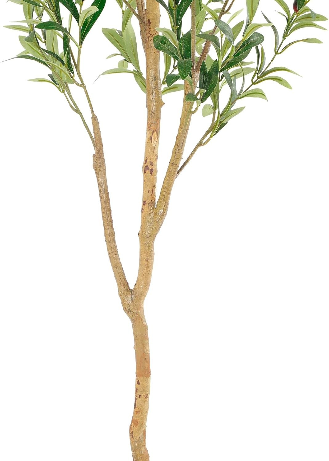 Artificial Olive Tree – Natural Wood Trunk, Silk Leaves