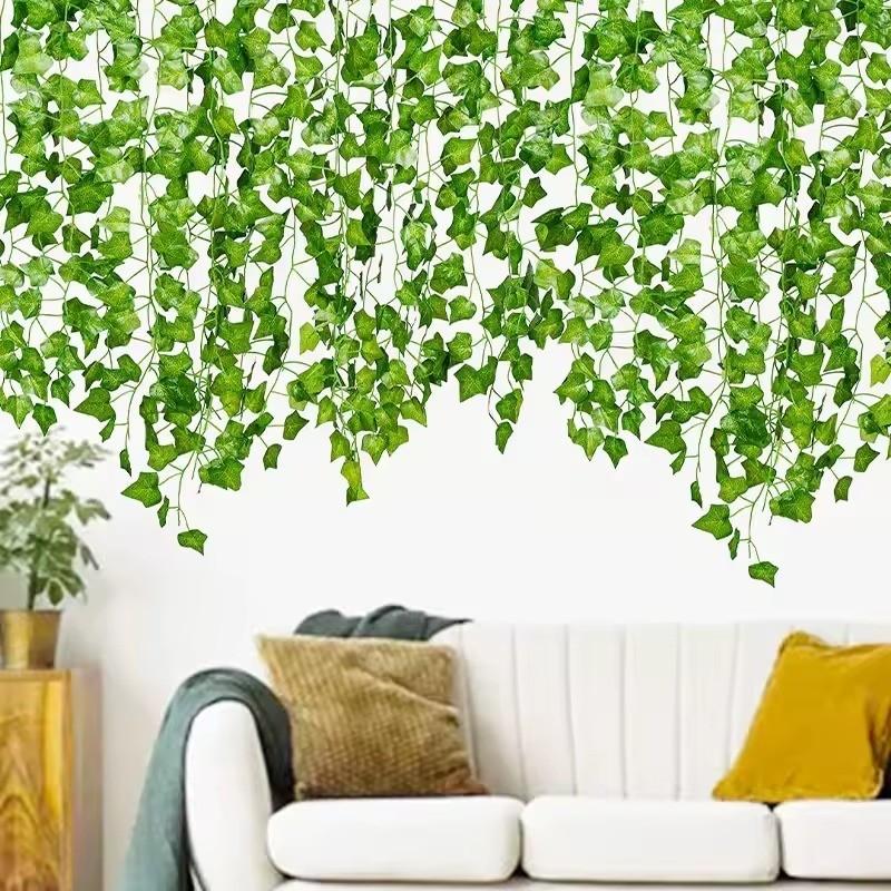 6 PACK 6.5 Ft Artificial Hanging Garland Leaves Plants Vines Home Decor USA