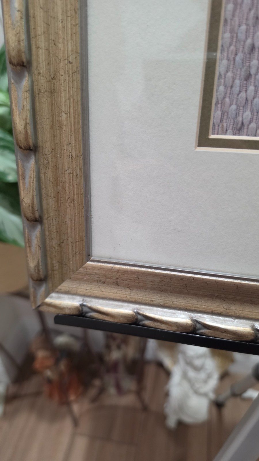 Philodendron Princess Leaves in 23″ X 19″ Gold Frame
