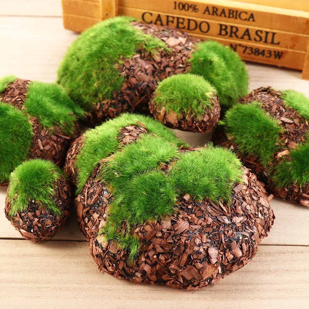 12PCS Artificial Rock for Moss Miniature Micro Landscap Home Garden Decoratio…