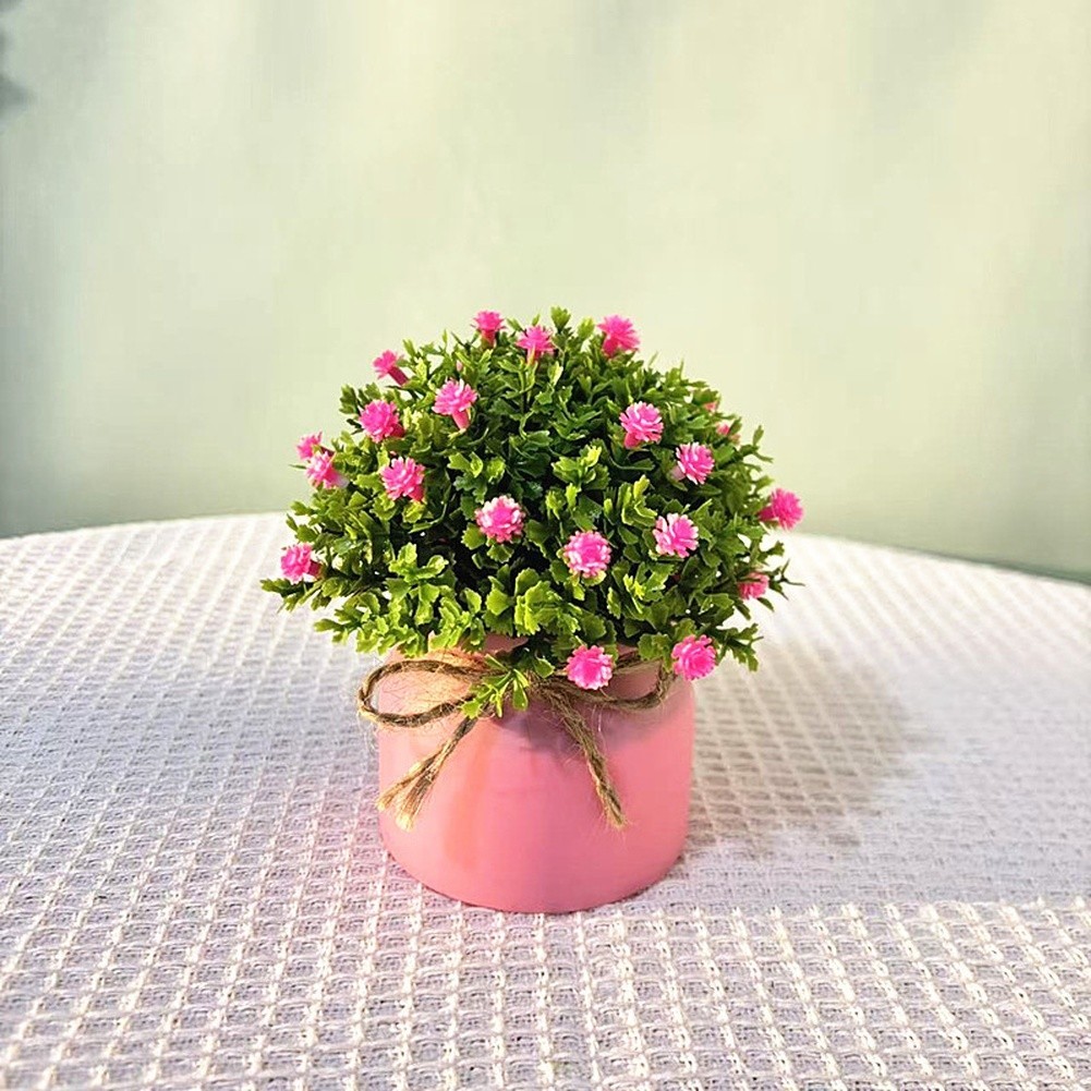 Artificial Gypsophila Flowers in Pot for Home Decor Wedding Photography