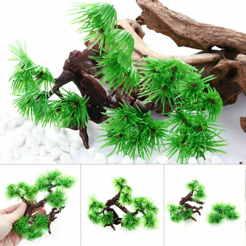 Bonsai Artificial Fake Quality Green Pine Tree Plant Home Garden Office Decor