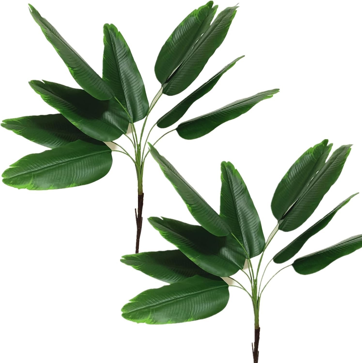 Elegant 30-Inch Faux Bird of Paradise Plant – Lifelike Home Decor (2 Pack)