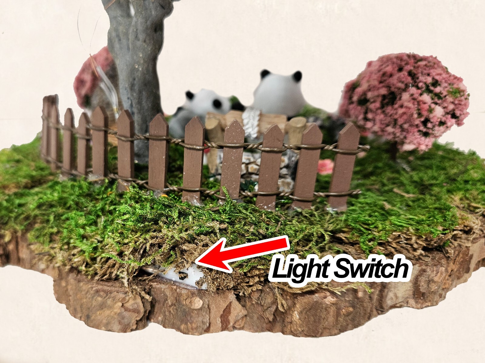 Artificial bonsai Plants, 12″ Faux Plants Indoor Outdoor Decor Wire Tree, Moss