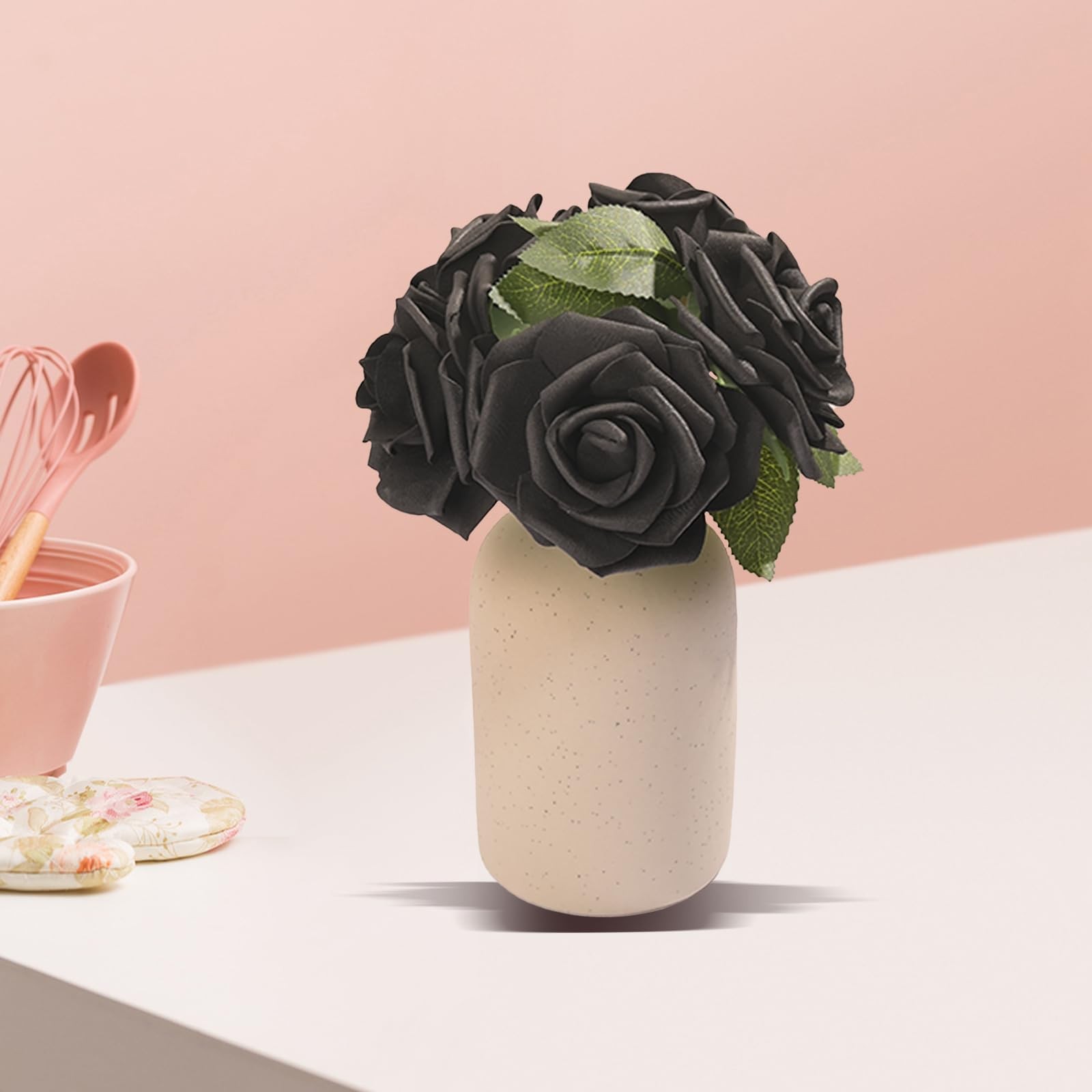 Artificial Flowers Fake Roses Faux Peony Foam Gardenia Combo for DIY Wedding …