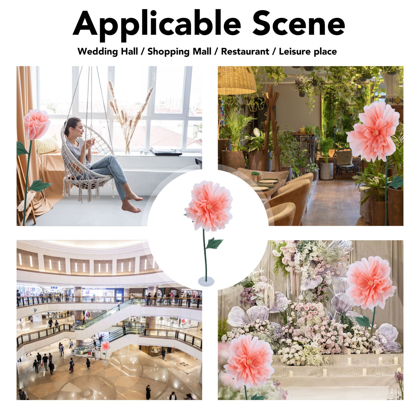 Large Artificial Flower Beautiful Wedding Decoration For Ceremony Premium
