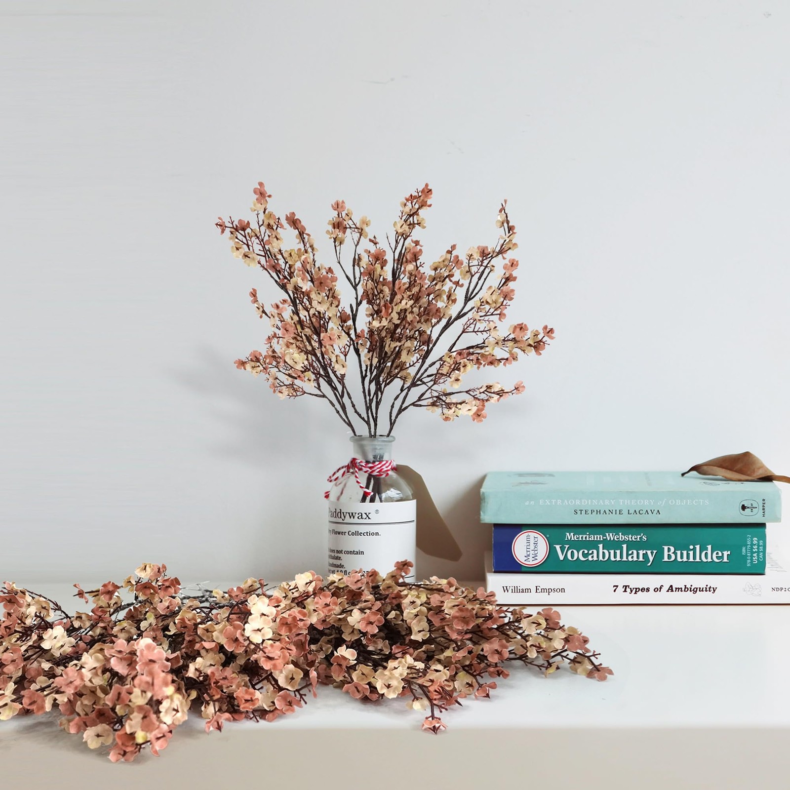 10 PCS Babys Breath Artificial Flowers Fake Silk Floral Decor Beige Brown