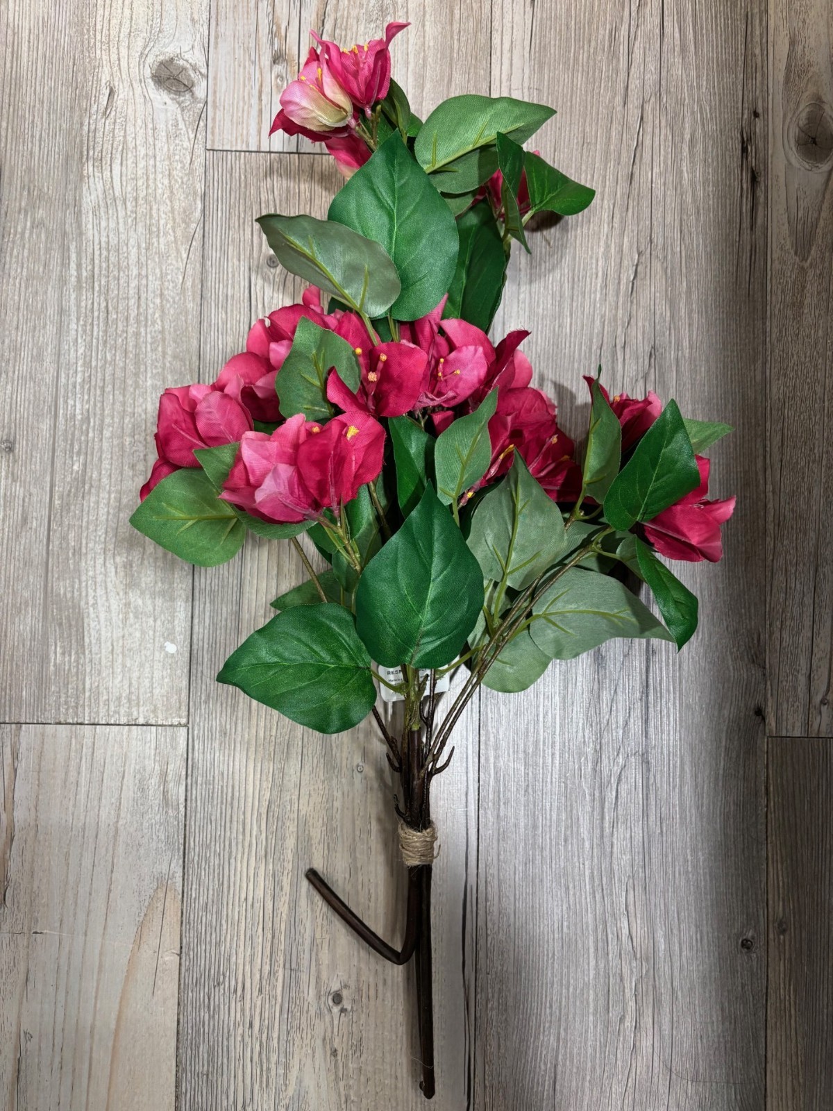 NEW Pottery Barn Faux Bougainvillea Flowers Bunch Bundle Stems Vase Decor NWT