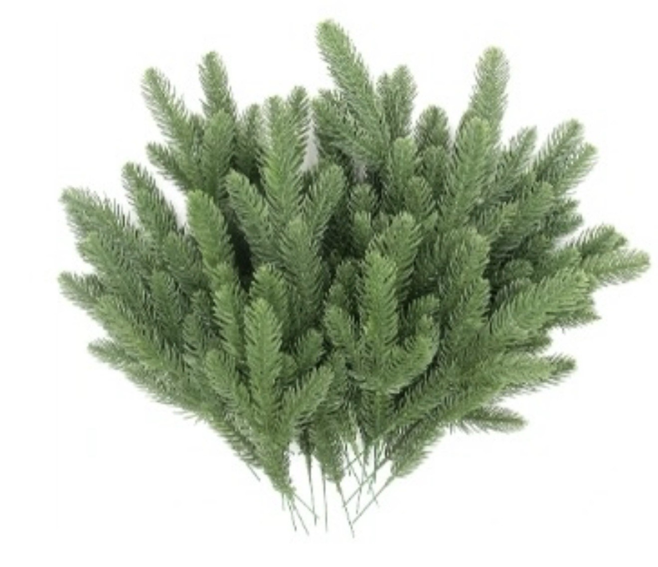 Hananona 50 Pcs Artificial Pine Branches Green Plants Pine Needles DIY