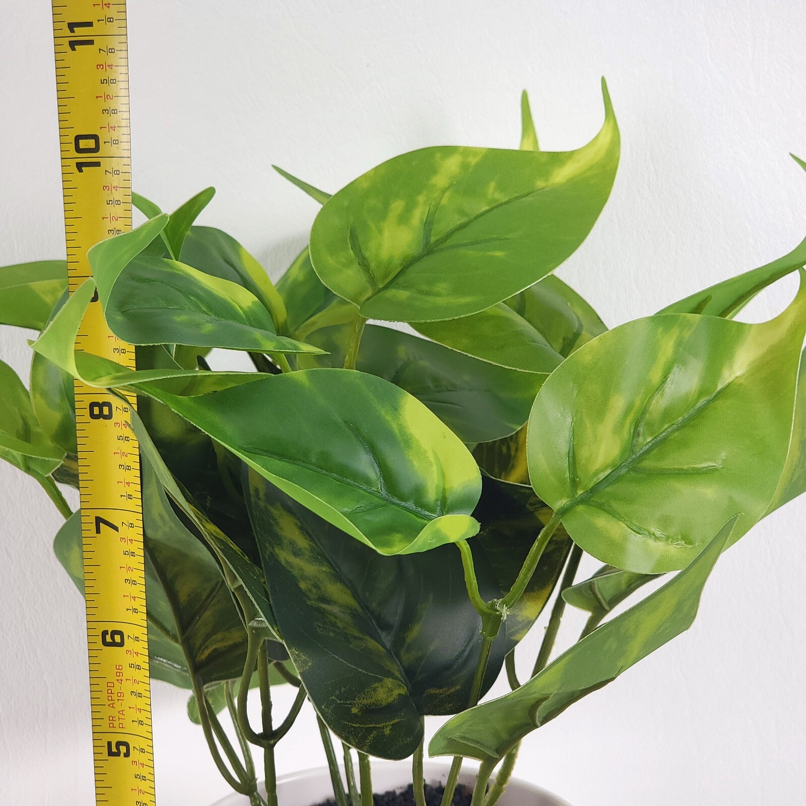 Faux Mini Ivy 10″ Potted Plant with Modern White Pot Floral Decor Threshold NEW