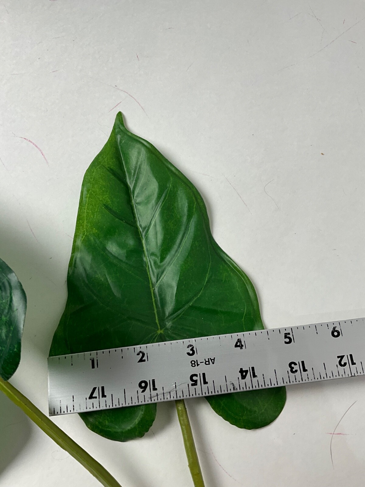 2 Leave Artificial Calla Lily Plant Stems NWT 27 inches long