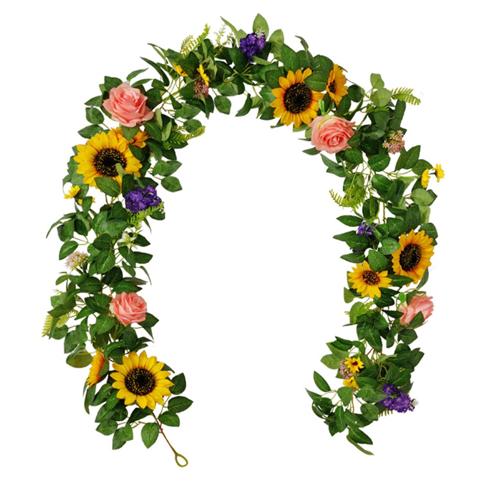 190cm Nordic Style Artificial Sunflower Vine Wedding Home Decor