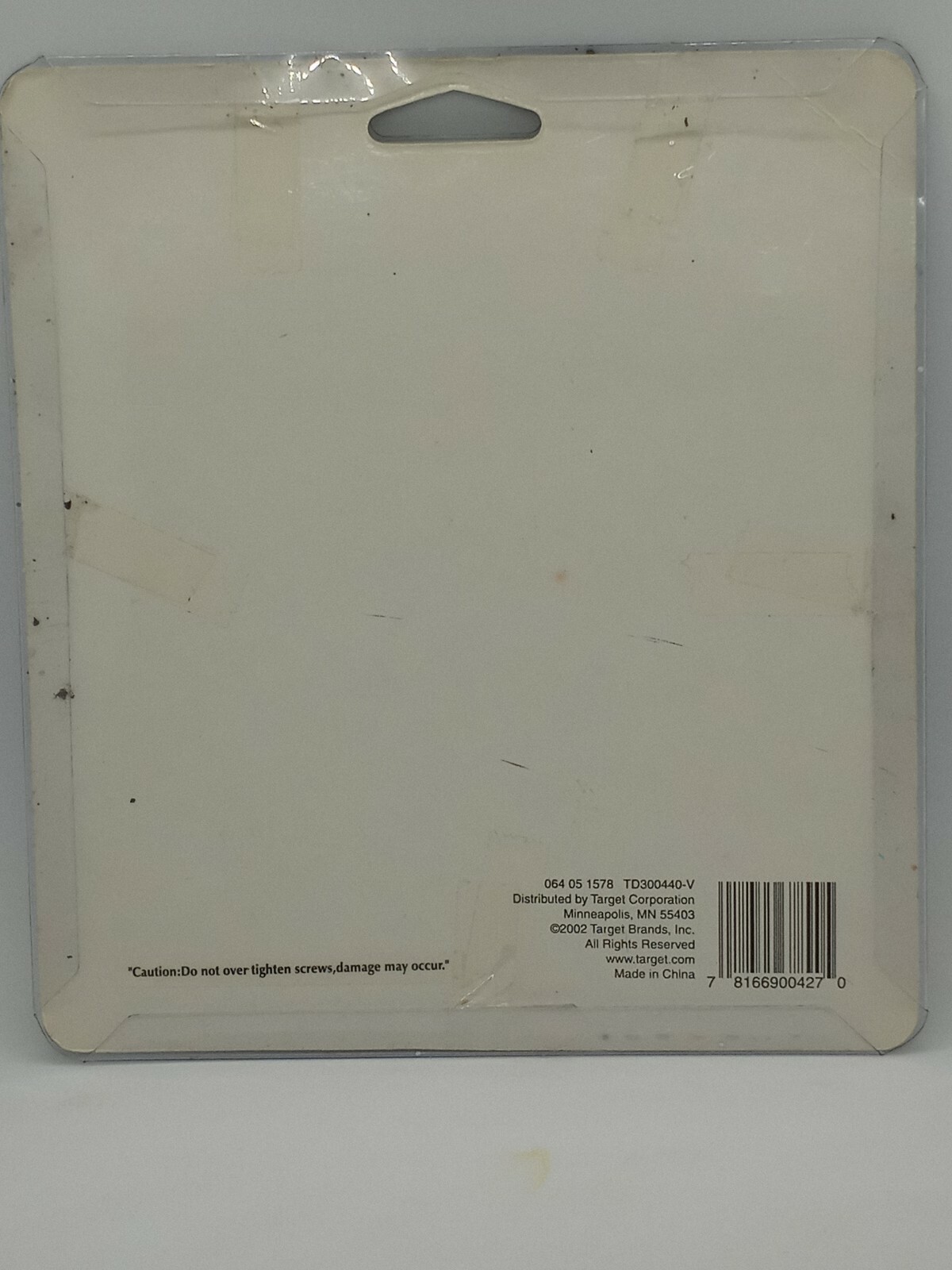 Target Brand Pressed Flower Switchplate 2002 Dried Flowers