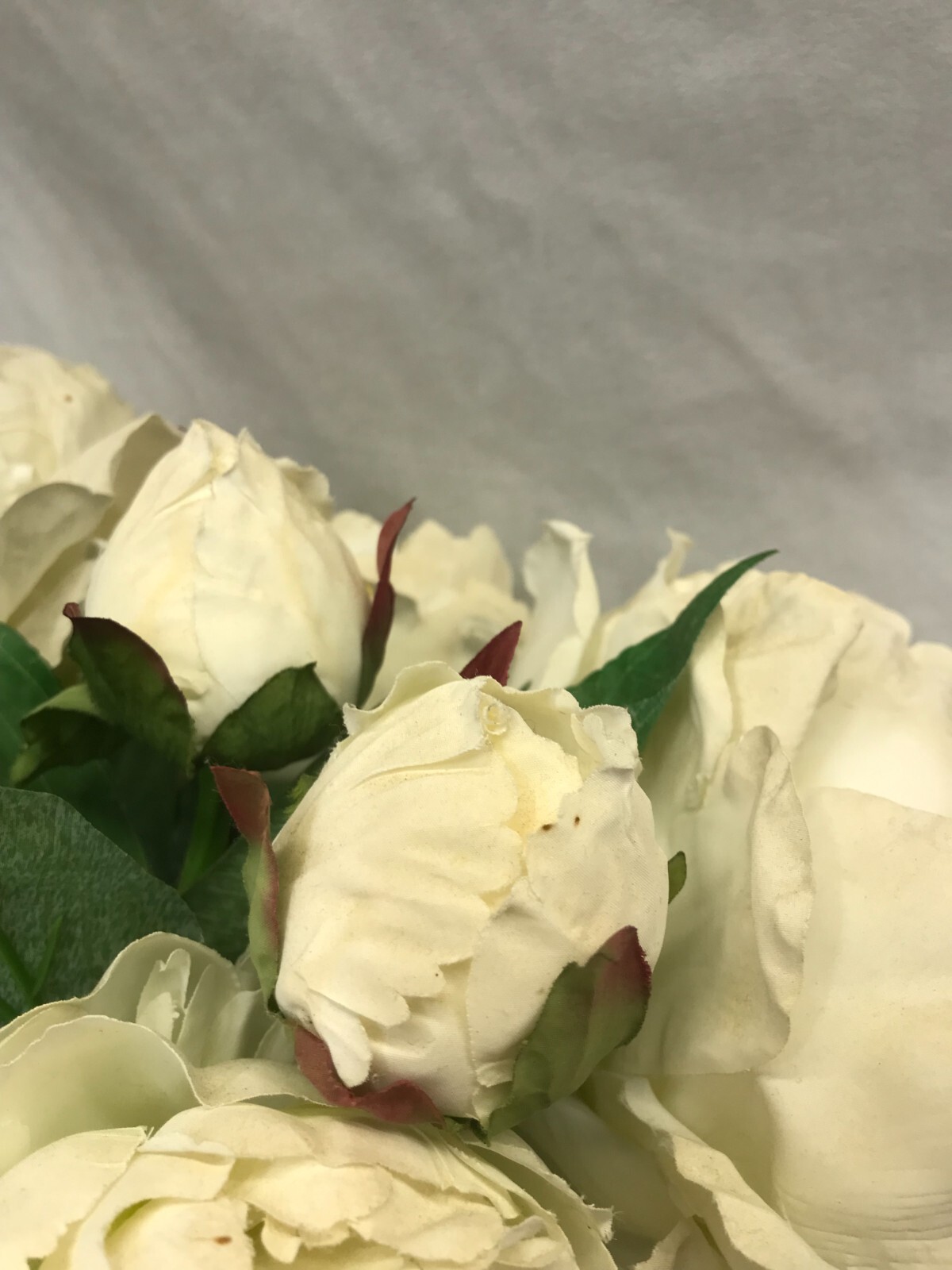 Large Silk & Synthetic Flowers with Vase Roses & Dalilah’s Decor