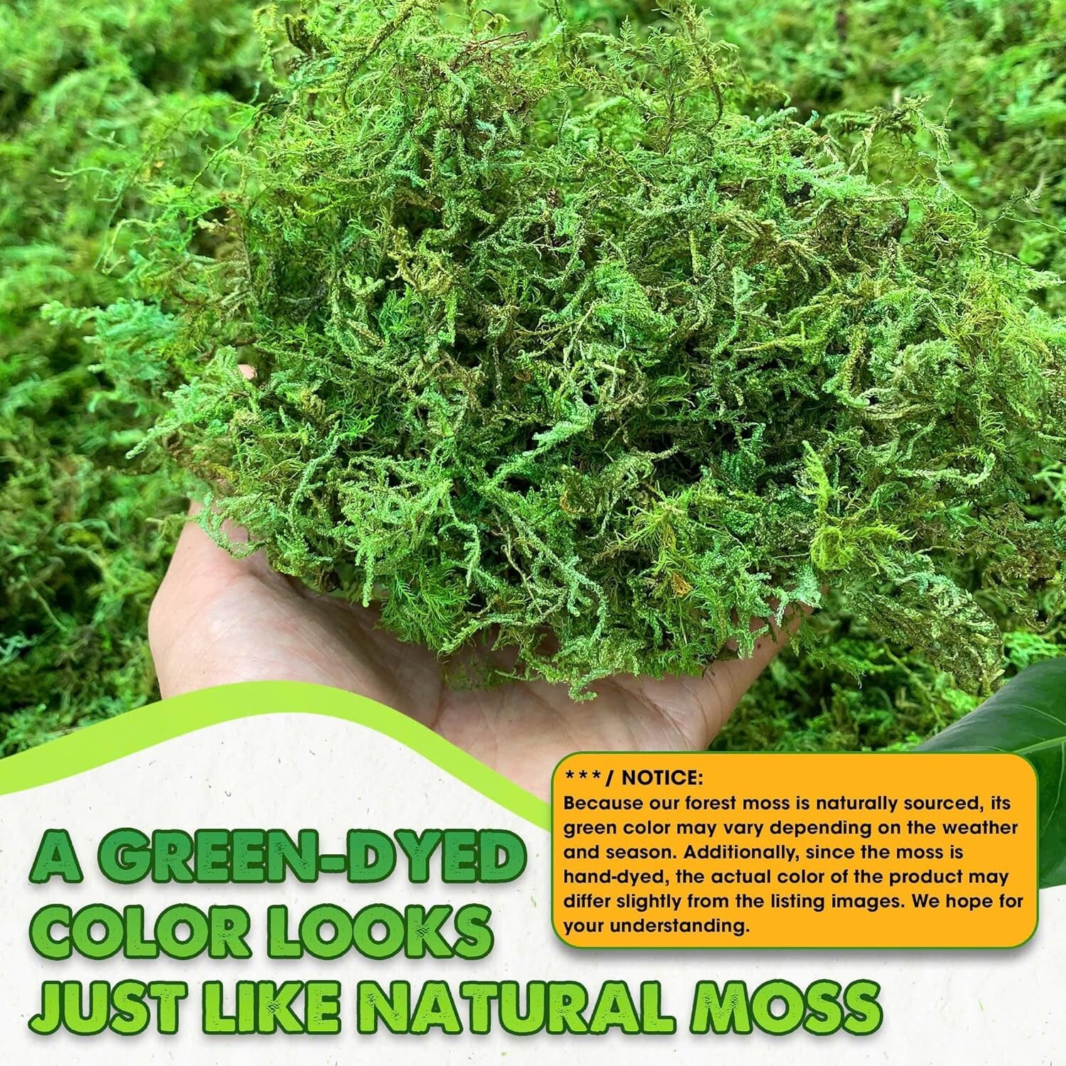 Green Moss for Crafts, Artificial Moss Potted Plants, Decorative Moss for Tab…