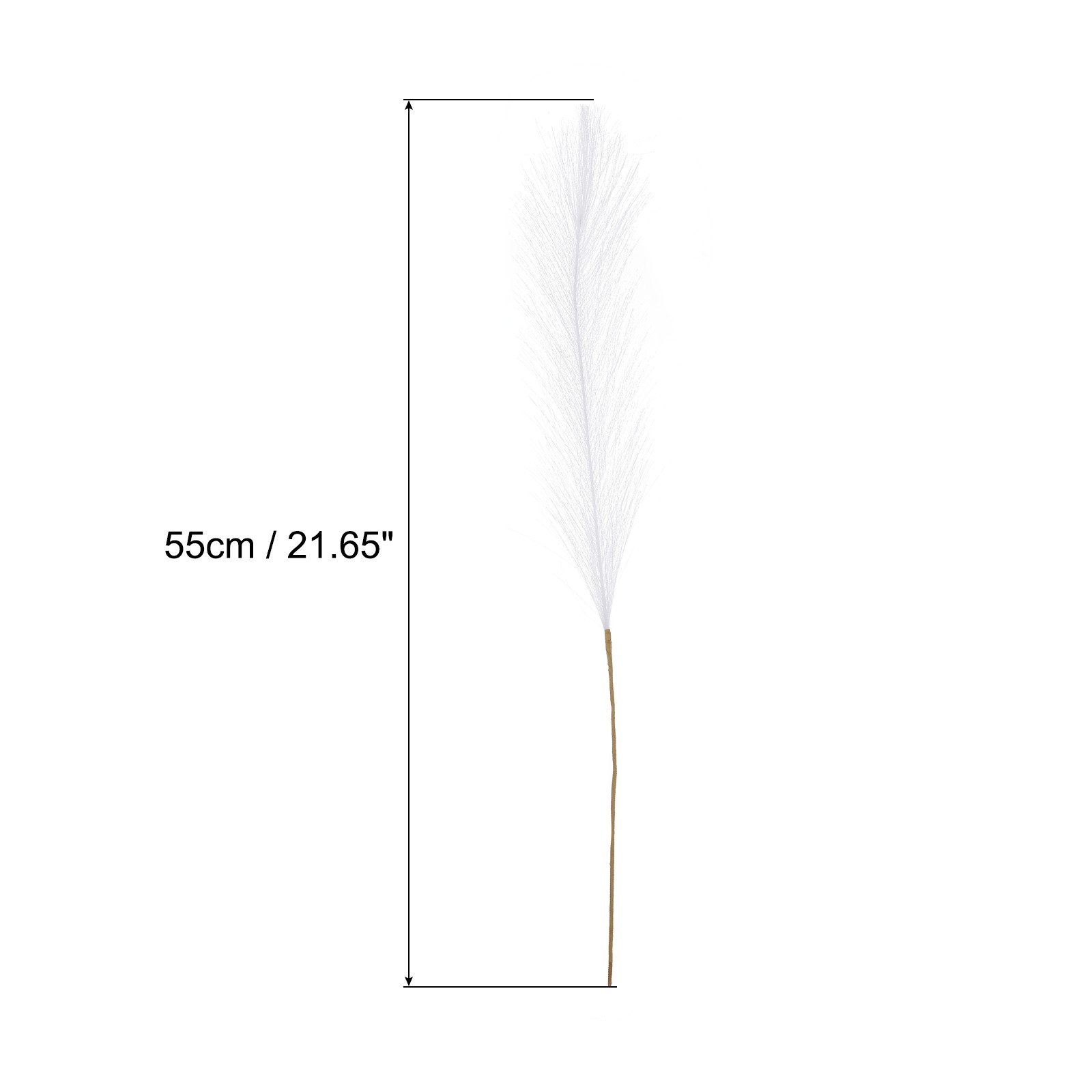 10Pcs Pampas Artificial Grass,21″ Fake Pampas for Wedding Decoration,White