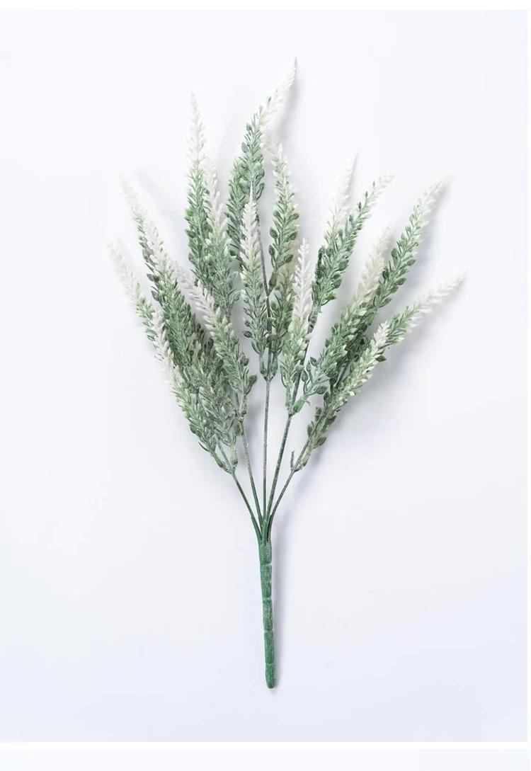 a Bunch of Provence Lavender Plastic Artificial Flowers False Plants Wedding Hom