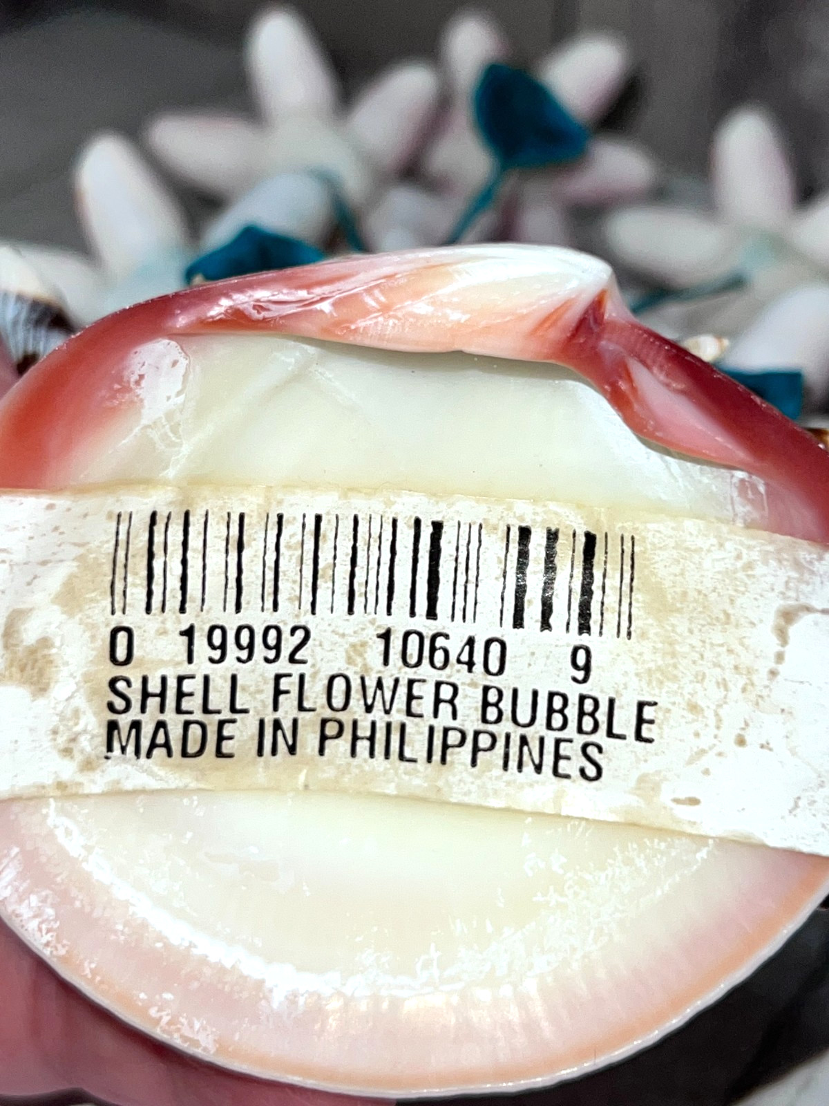Handcrafted Seashell Floral Arrangement 1960-1970 Philippines