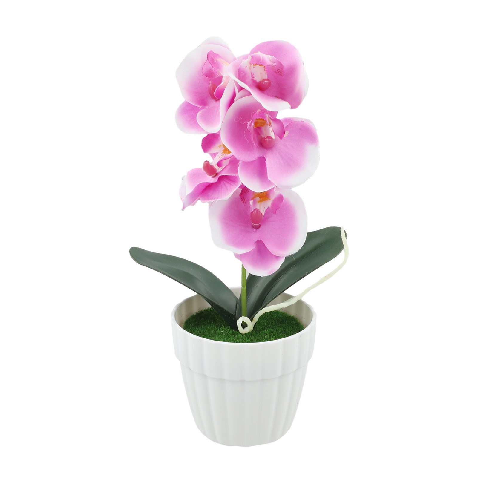 Small Simulation Phalaenopsis Bonsai Flower for Indoor Decorative Display