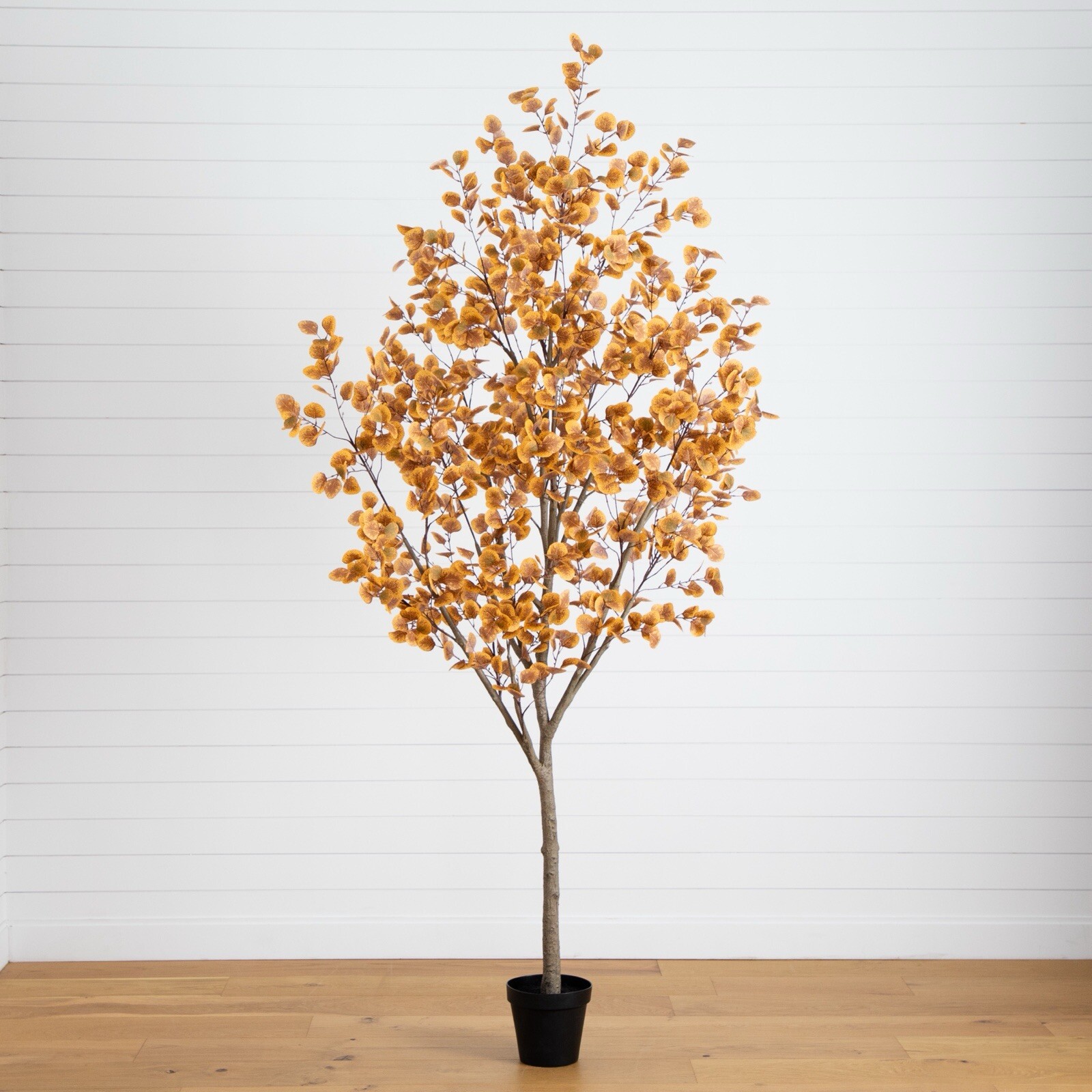 9’ Autumn Eucalyptus Artificial Fall Tree Home Decor. Retail $499