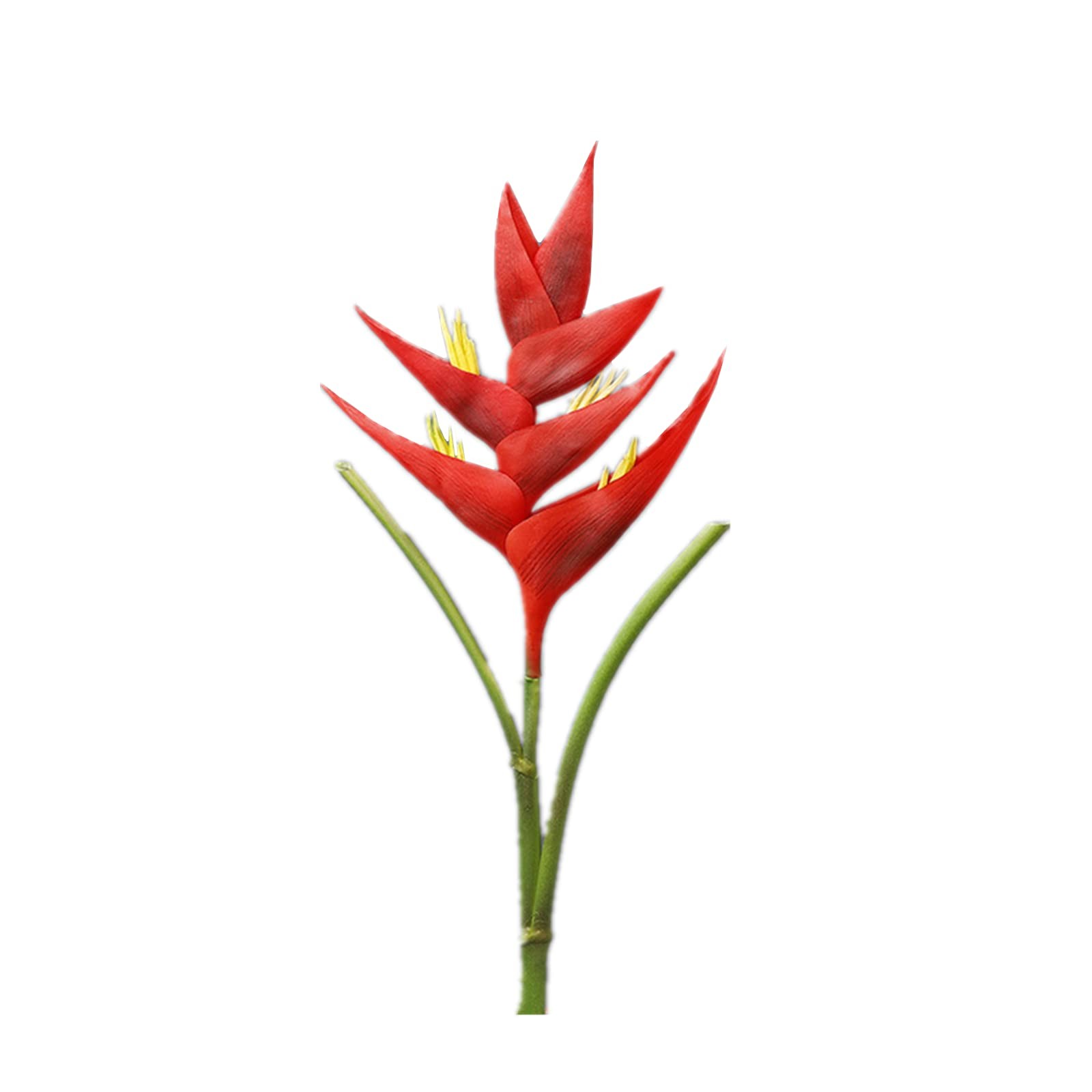 34 in/86cm Large Bird of Paradise Heliconia Stem Artificial Flowers,7 Petals …