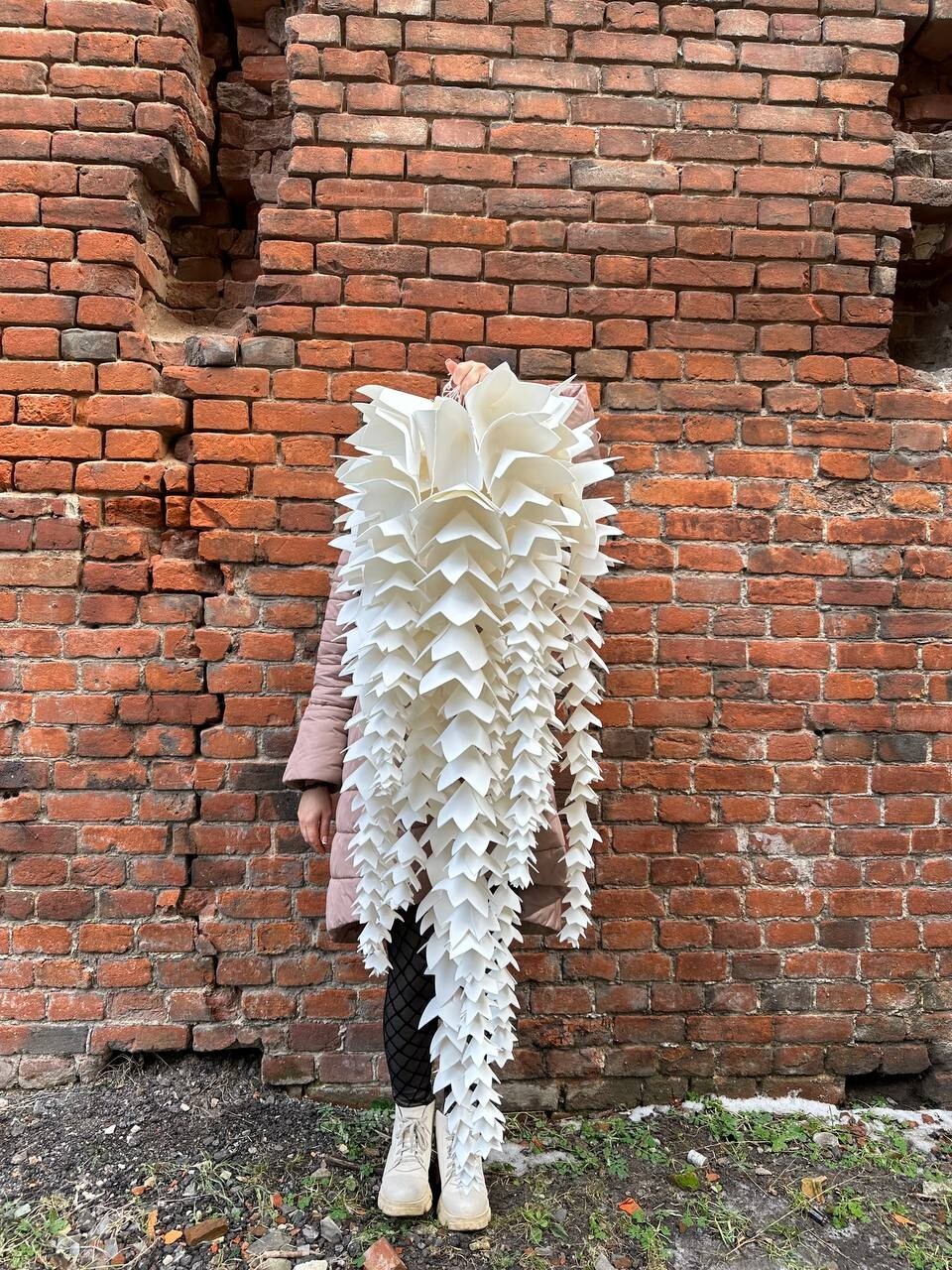 Large White Wisteria Giant Flowers Wedding Decor Hanging Нandmade