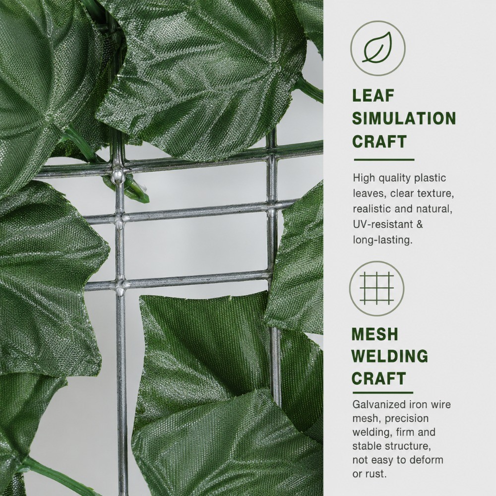 Artificial Ivy Privacy Fence
