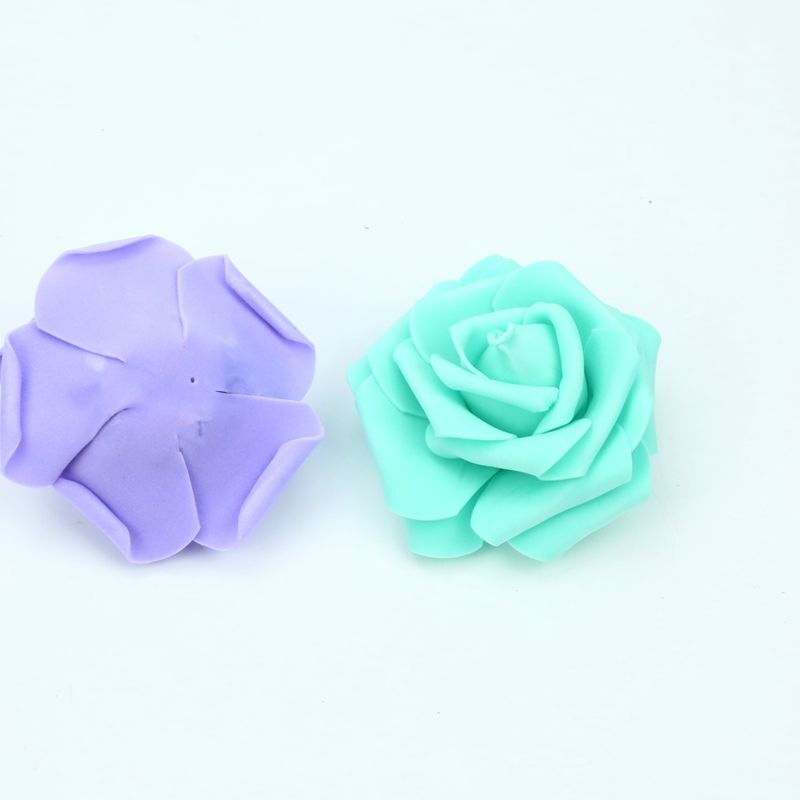 7CM Artificial Foam Roses Flower Home Wedding Decoration Garden Accessories DIY