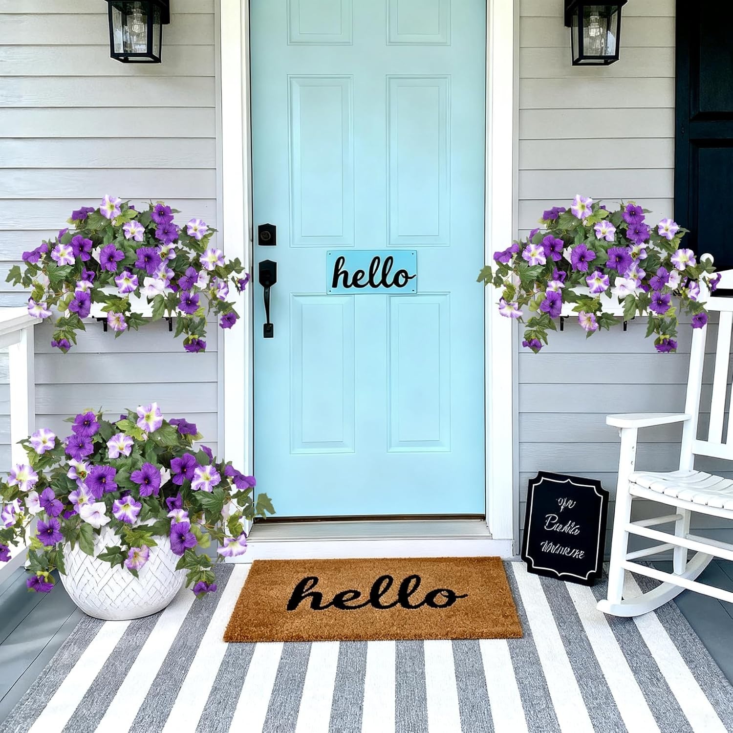 Faux Petunias for Outdoor & Indoor Decor