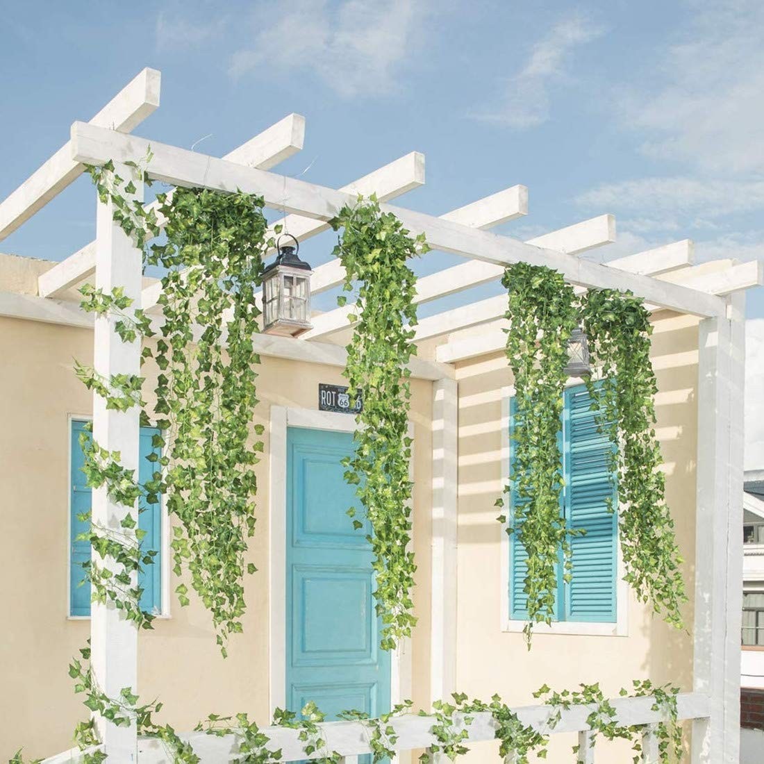 168ft Artificial Ivy Vine Garland – Fake Greenery for Home, Garden, Wedding Deco