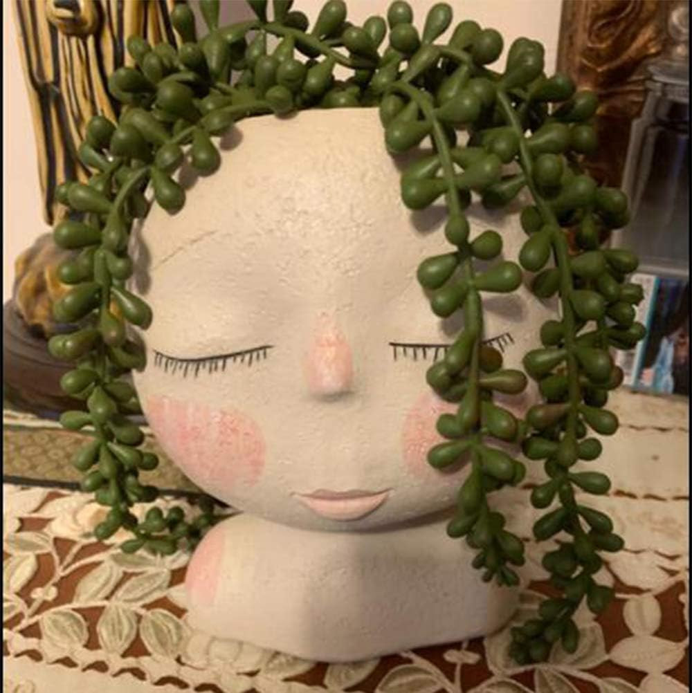 3 Pcs Artificial String Of Pearls Hanging Succulent Vines 27.6 Inch Green
