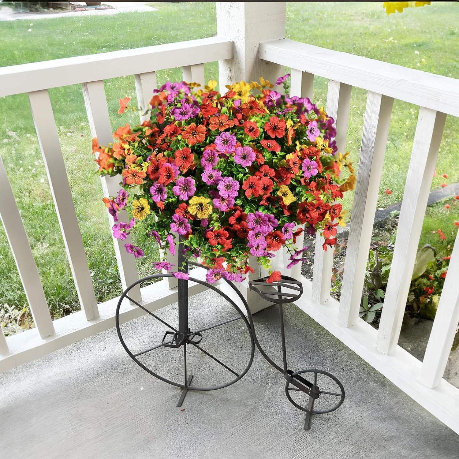 Stunning Colorful Faux Daisy Bundles – 12 Pack, Perfect for Home and Event Decor