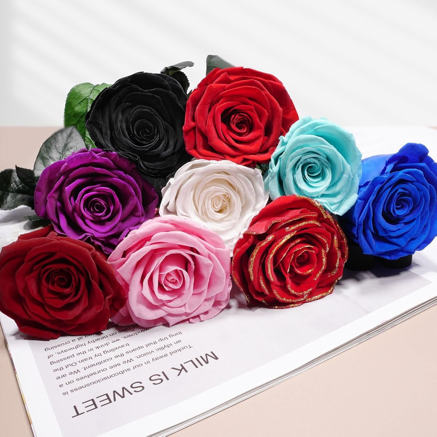 Single Elegant Preserved Rose – Timeless Gift for Her Birthday or Mother’s Day