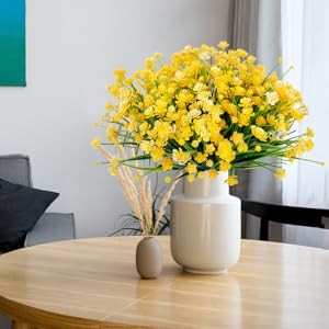 12 Bundles Artificial Flowers for Outdoors Decor, Mixed Color | Fake plastic