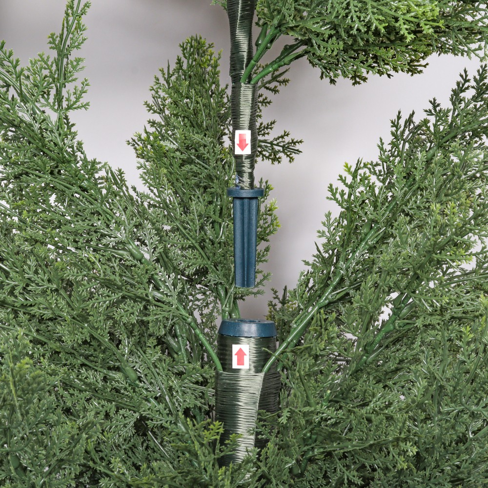 5FT artificial cypress tree realistic indoor and outdoor fake pruning plant