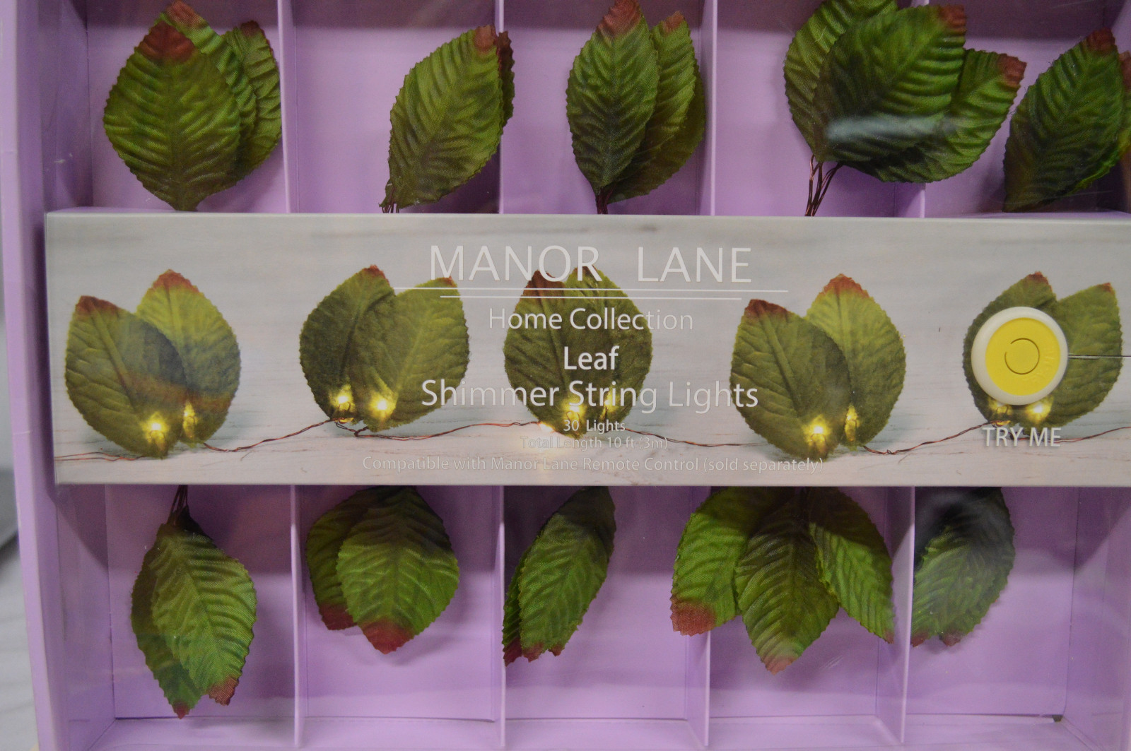 NEW Manor Lane Shimmer Lights LED String – LEAF