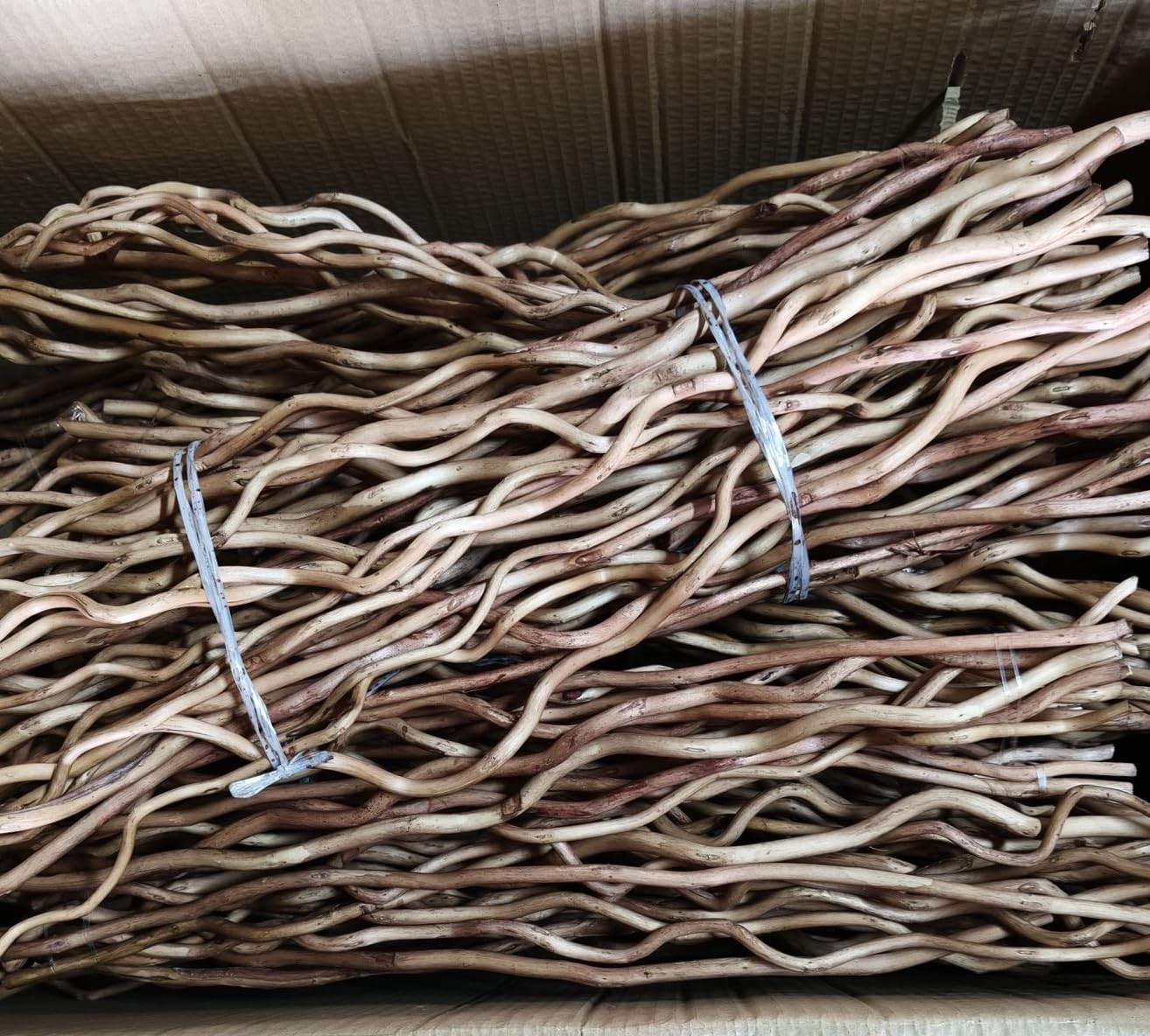 Dried Curly Willow Branches, 14-15 Stems Dried Twigs Sticks 21-23” Natural Dr…