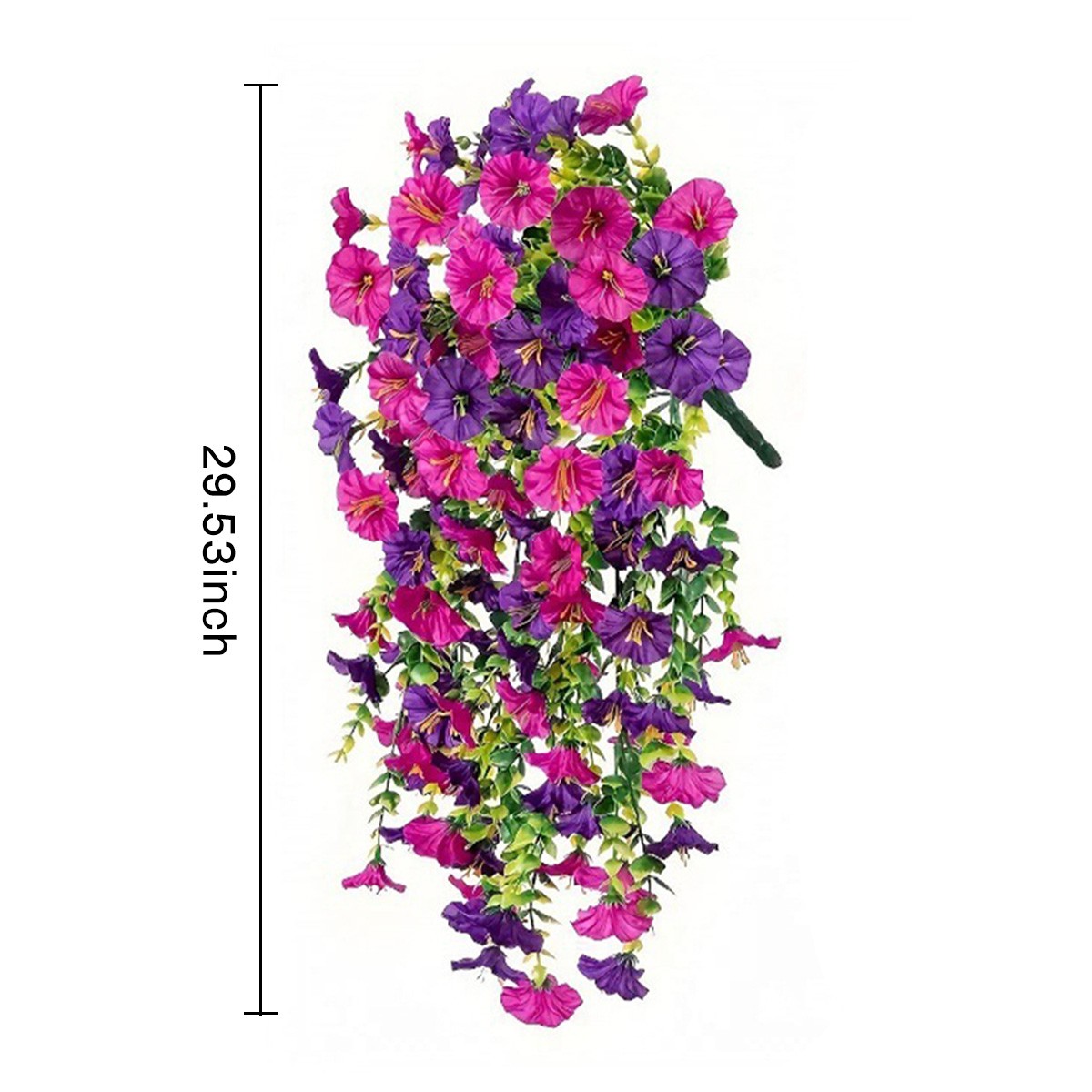4x Artificial Fake Hanging Flower Vine Plant Wedding Garden Indoor Outdoor Decor