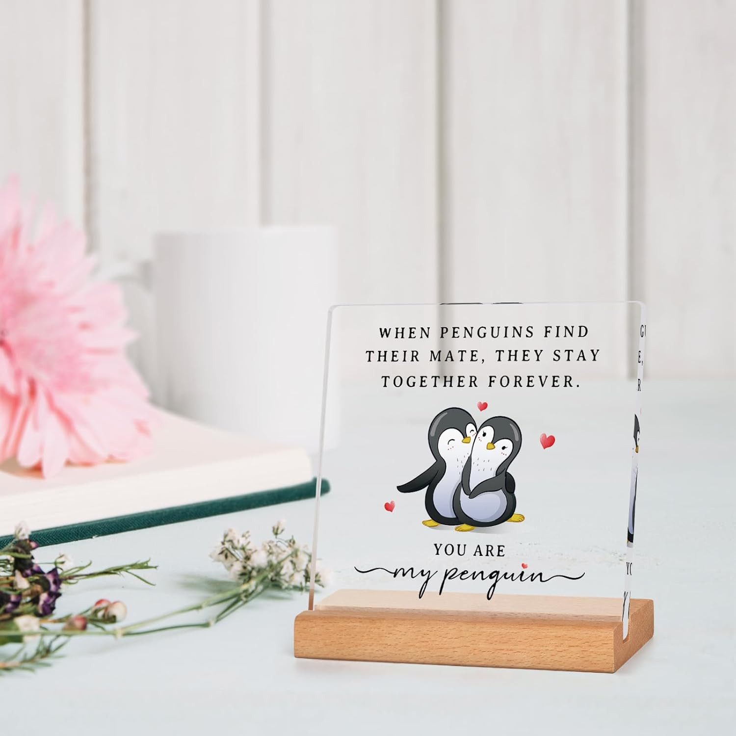 Valentines Day Gifts for Her or Him – Wedding Anniversary Acrylic Plaque for Men