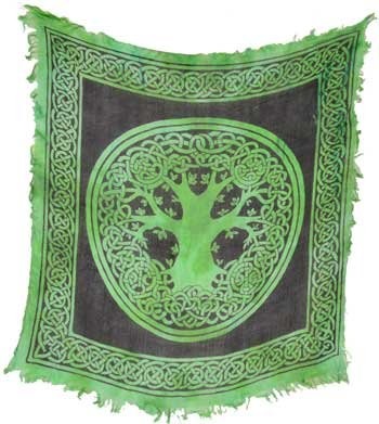 Azure Green RASC93 18 in. x 18 Tree of Life 18″ x (Square),