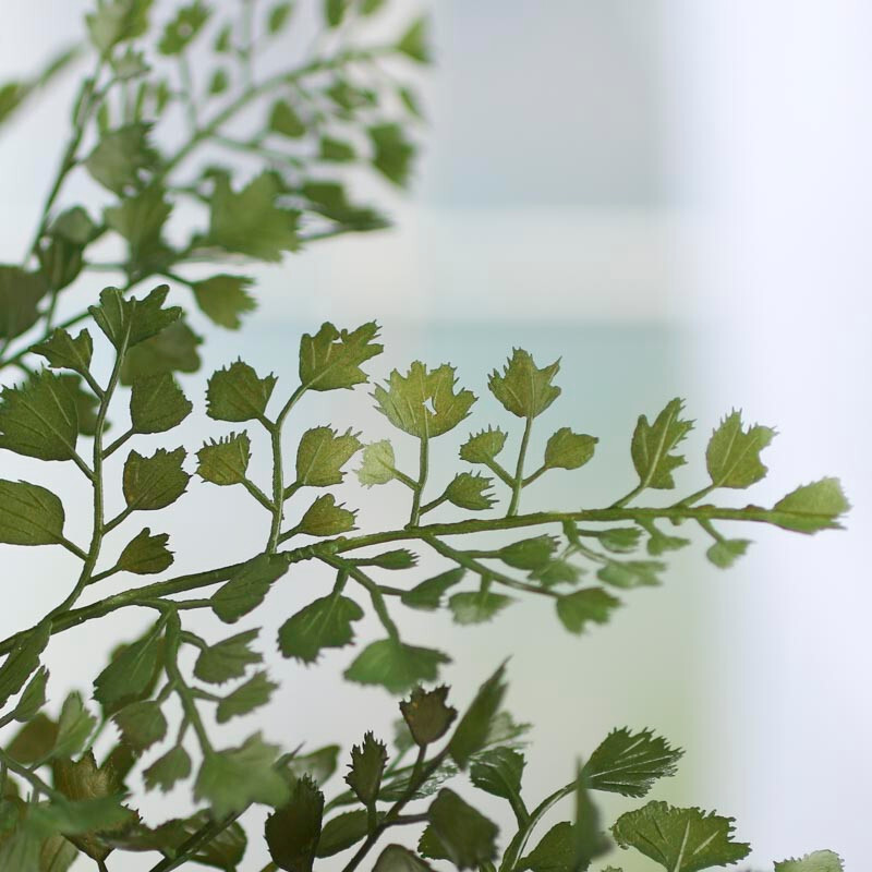 Package of 2 Artificial Maidenhair Fern Indoor/Outdoor 14″ Bushes