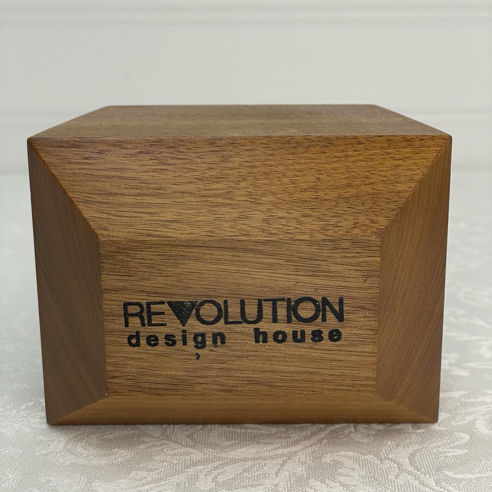 Revolution Design House Box Car Planter Walnut w/ Stainless Steel Planter Insert