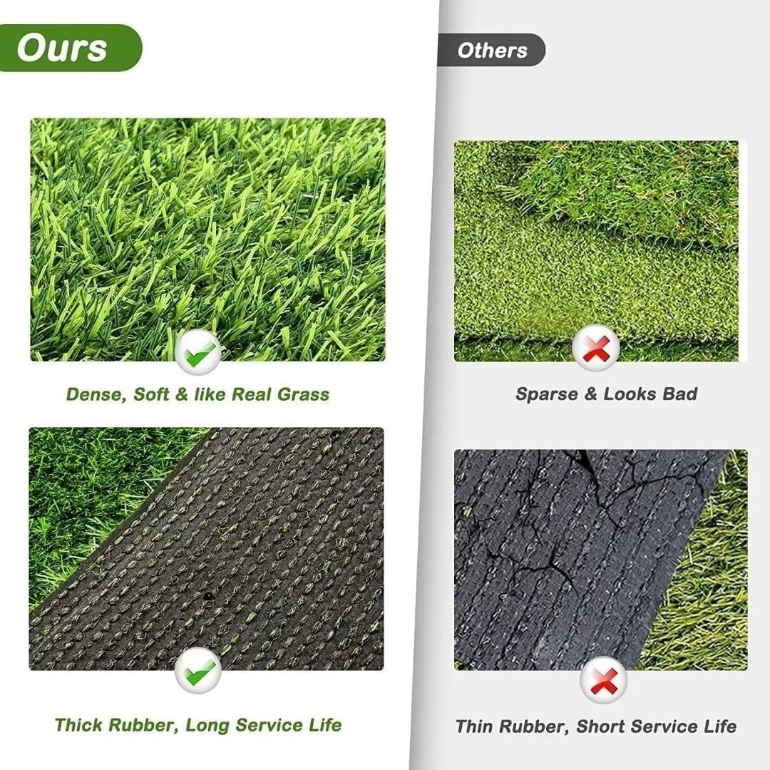 Eco-Friendly Artificial Grass Mat for Indoor & Outdoor Pet Use – 47.3 x 31.5 in