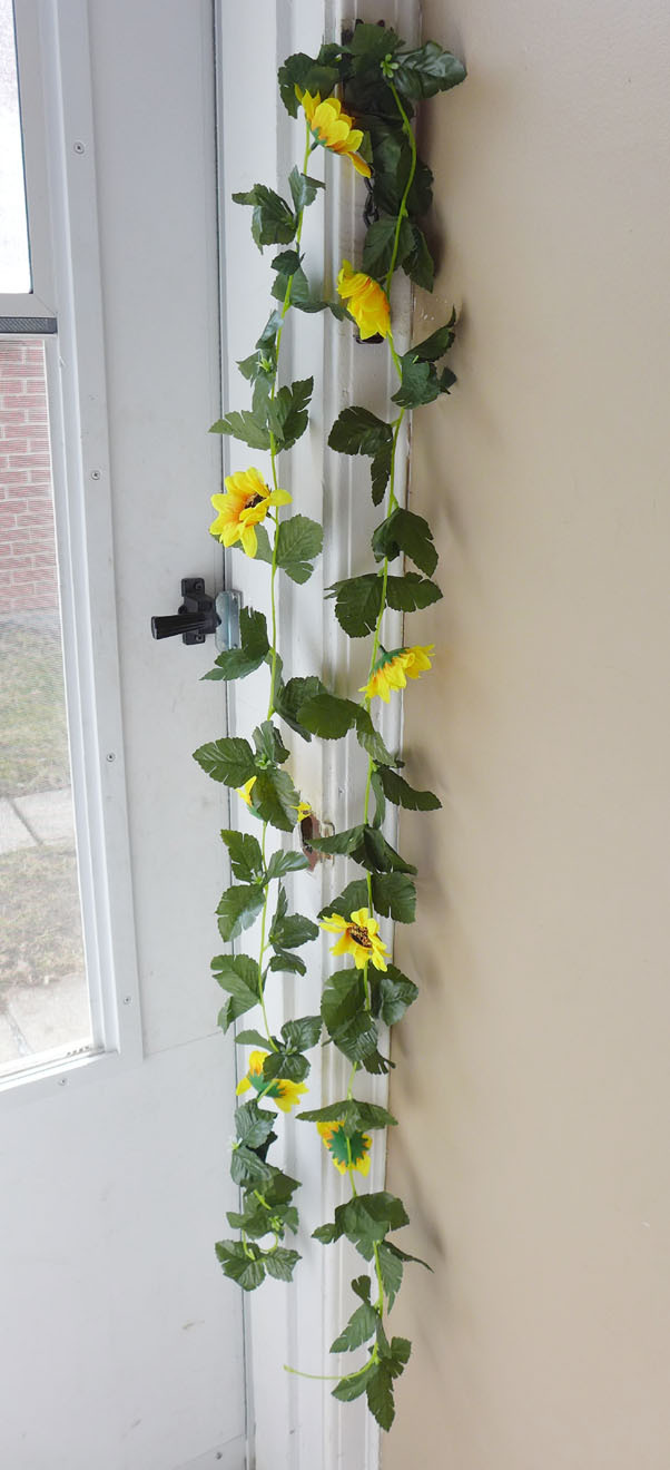 4 x 90″ Sunflower Vines Artificial Flowers Garland Arch Home Wedding Decora