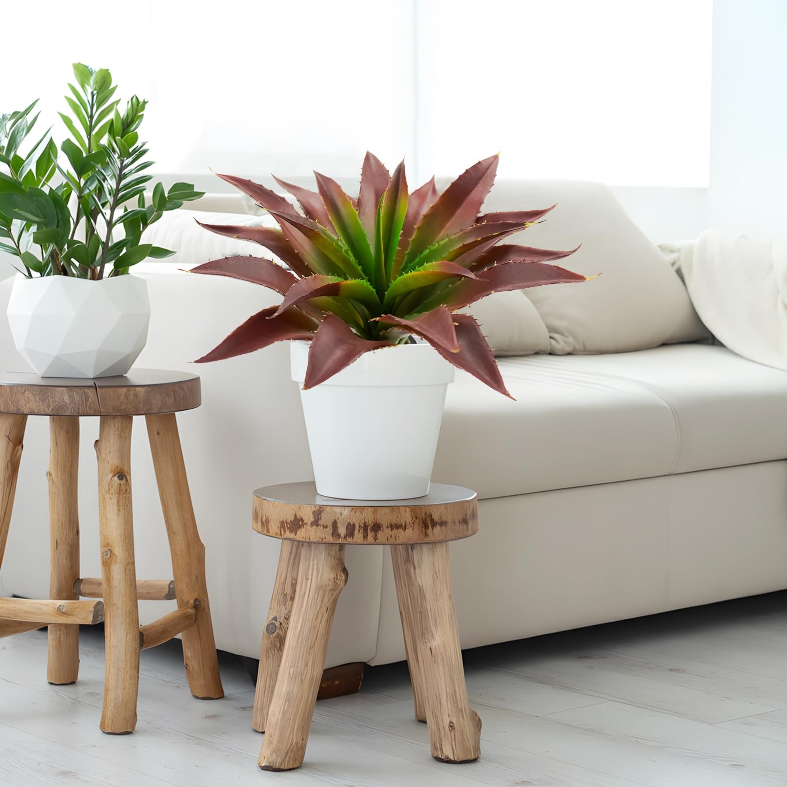 Succulents Plants Artificial, Large Fake Succulents Flowers Unpotted Real Tou…