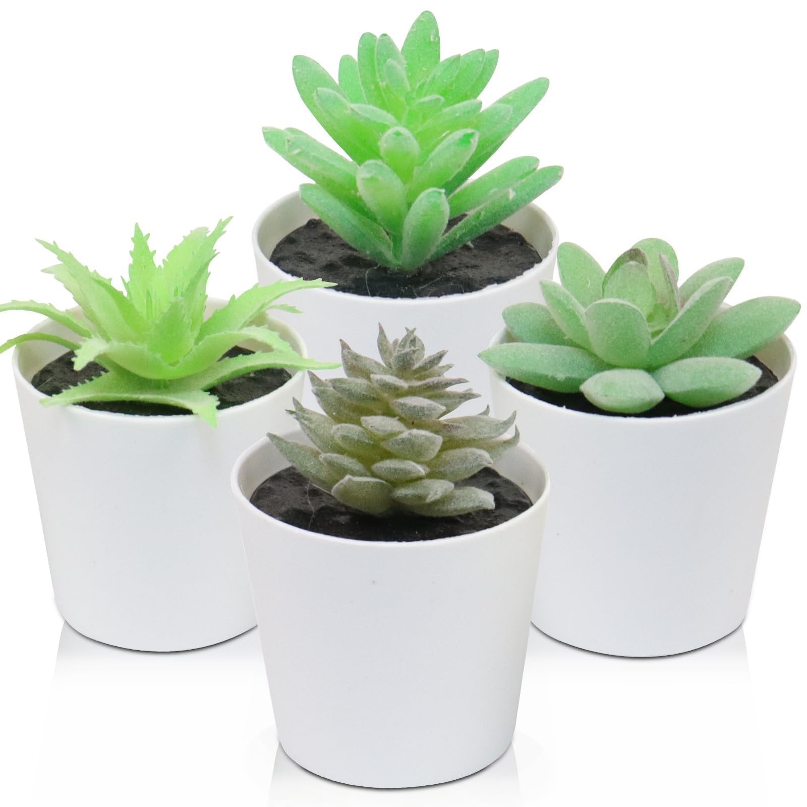 Mini Fake Plants, Small Fake Succulents, Small Artificial Succulents, Plastic…