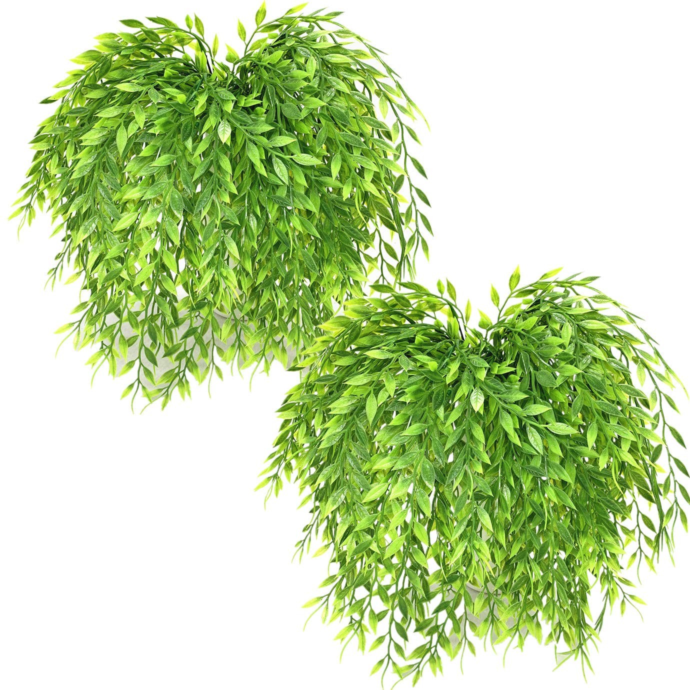 Artificial Weeping Willow, Plastic Plants Greenery Shrubs, Fake Hanging Vine …