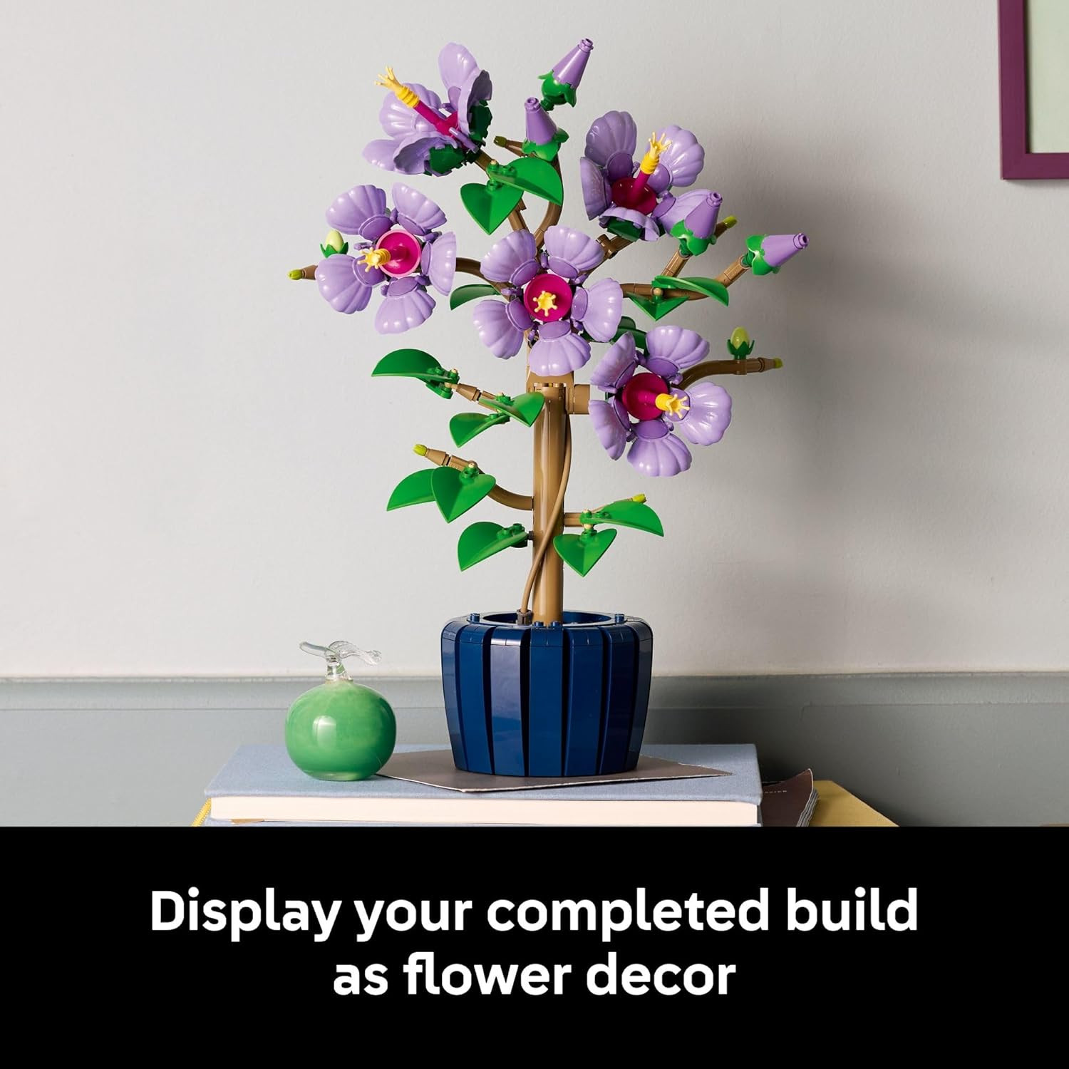 Hibiscus Flower Building Set – Artificial Plant & Flower Blocks – 18+ Years – 10