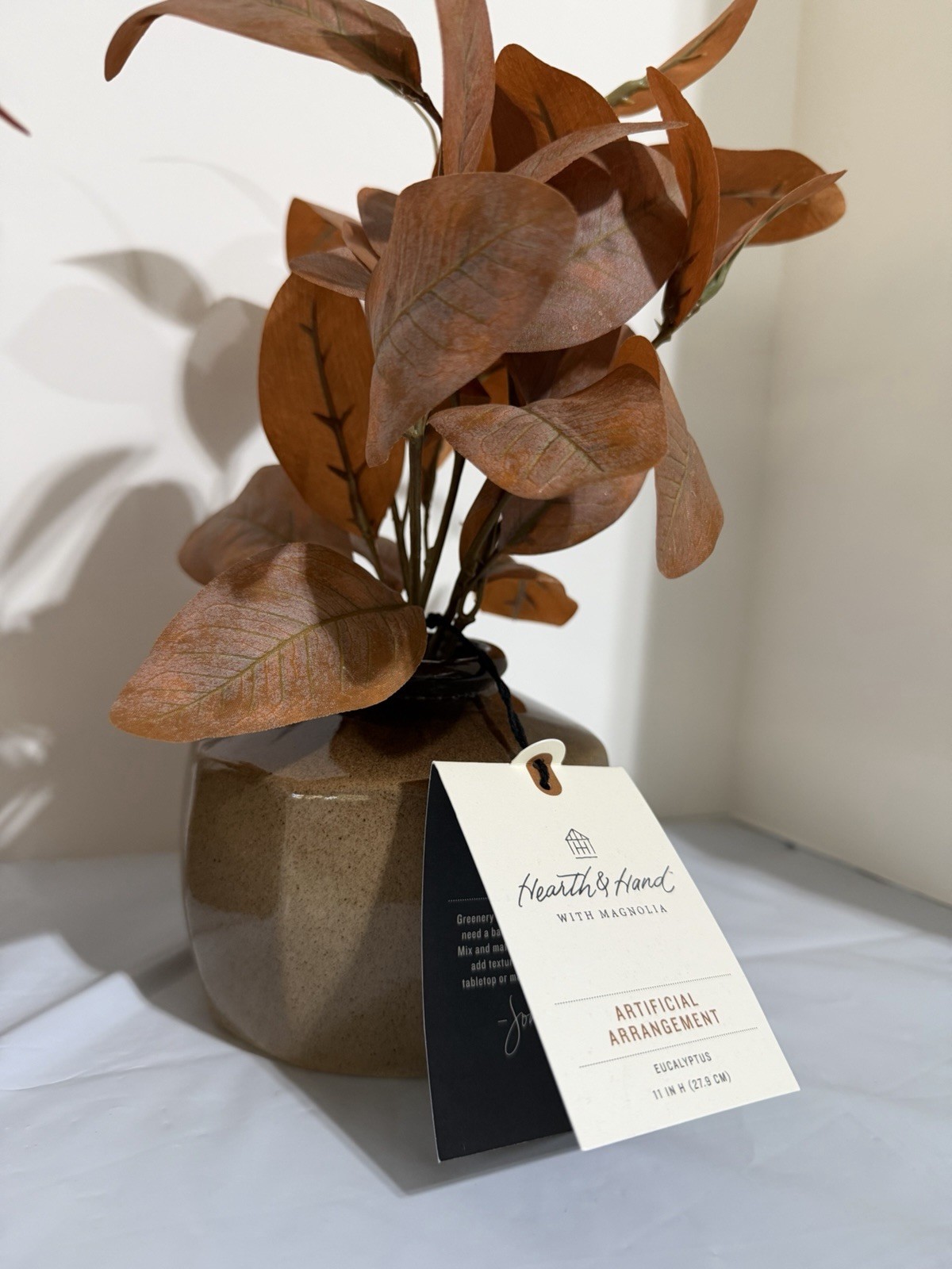 11 Inch Artificial Eucalyptus Arrangement (2 Pack) – Hearth And Hand