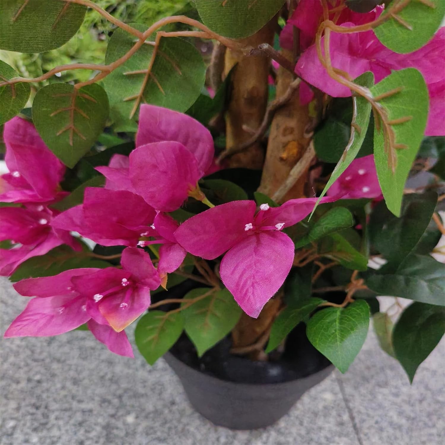 Artificial Bougainvillea Tree with Flower Faux Realistic Fake Potted Plant 165cm